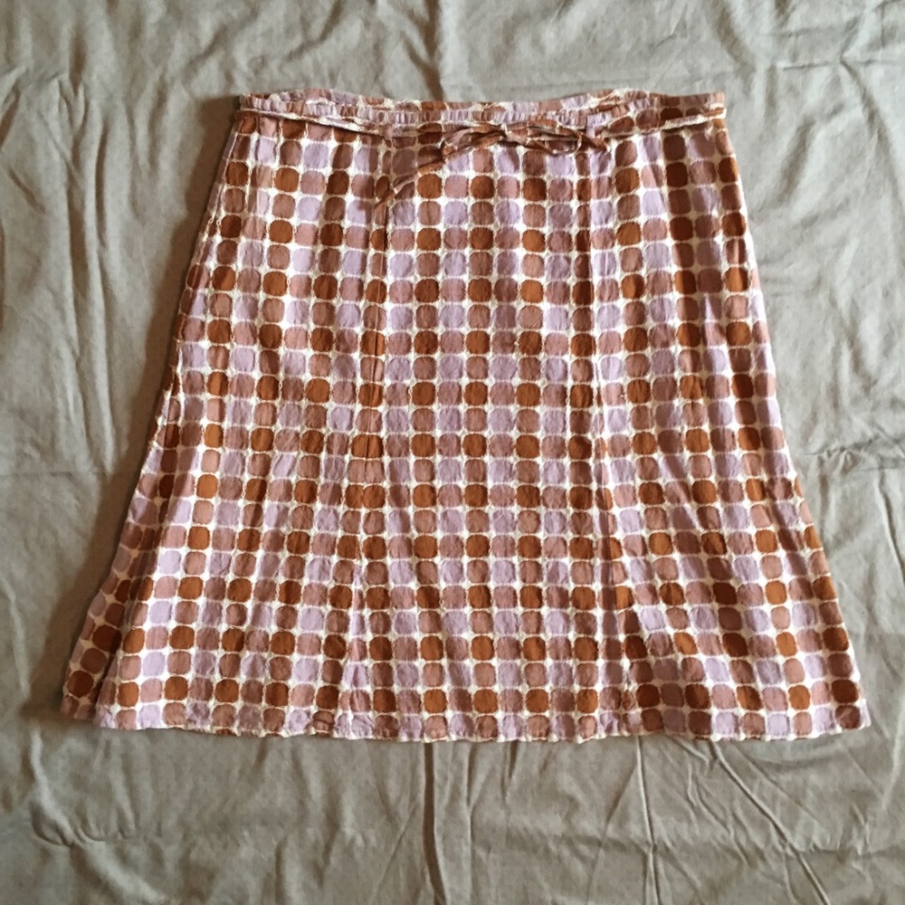 🔅3/$10🔅 Lavender & tan checkered skirt